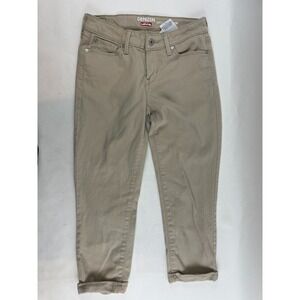 Denizen from Levi's Jeans, Women's Size 2, Tan, Modern Cropped, Low Rise, Denim
